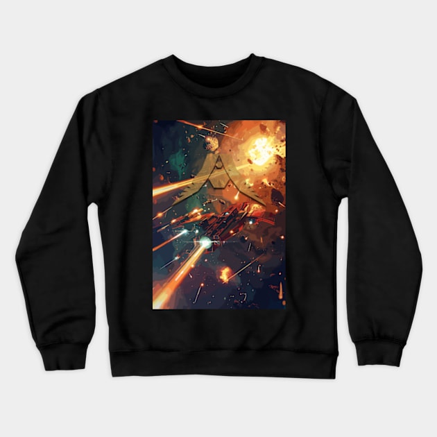 Homeworld 3 Fanart Crewneck Sweatshirt by peculiarbutcute